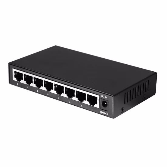 Nicht standardmäßiger 24-V-PoE-Switch mit 6 Ports