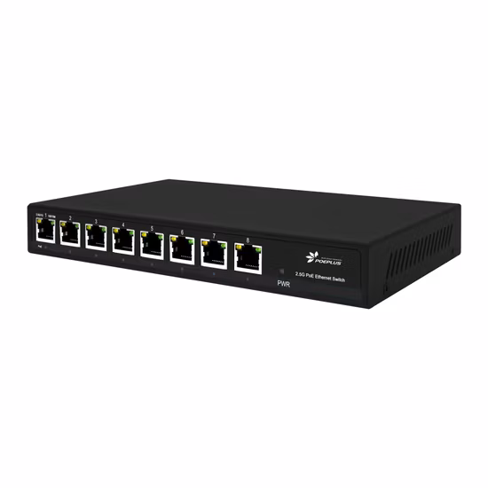Nicht verwalteter 2,5-G-PoE-Switch mit 8 Ports ohne PoE