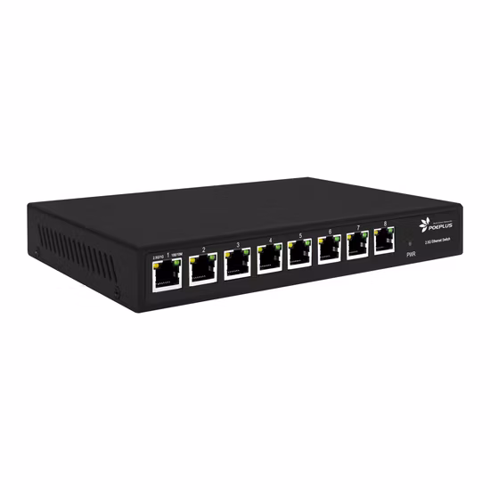 Unverwalteter 2,5-GBE-Netzwerk-Switch ohne PoE mit 5 Ports